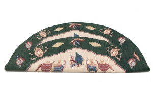 Floral Dhurrie 7X7 Chinese Oriental Round Rug