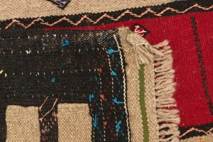 Beige Tribal 3'6X6 Sumak Herati Persian Rug