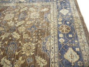 Brown Floral 4'9X6'3 Afghan Oriental Rug
