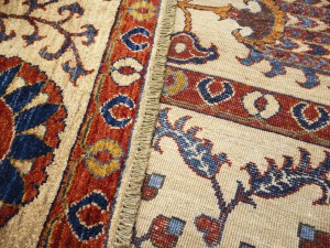 Beige Floral 7X10 Afghan Mamlouk Oriental Rug