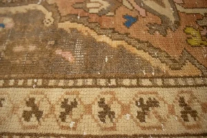 Antique Rust & Brown Floral 6X10 Lilian Persian Rug