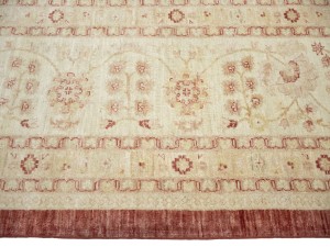 Red Floral 13X17 Oushak Peshawar Oriental Rug