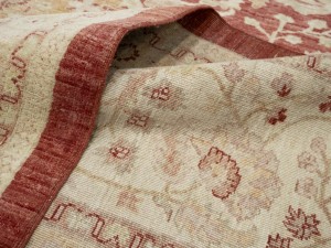 Red Floral 13X17 Oushak Peshawar Oriental Rug