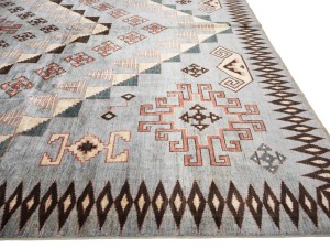 Gray Geometric Tribal 10X14 Afghan Oriental Rug
