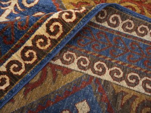 Multicolored Geometric Tribal 8'5X9'8 Afghan Yalameh Oriental Rug