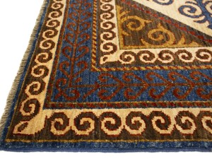 Multicolored Geometric Tribal 8'5X9'8 Afghan Yalameh Oriental Rug