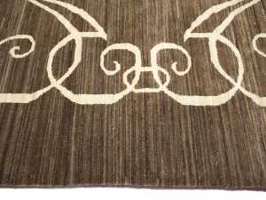 Brown Pictorial 4'9X6'4 Afghan Gabbeh Oriental Rug