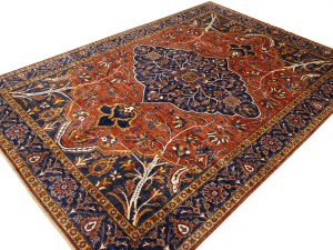 Rusty Red Floral Tribal 7X10 Afghan Herati Oriental Rug