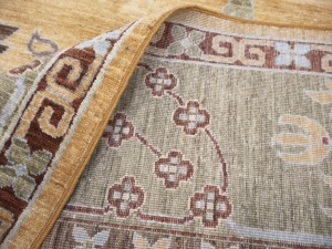 Cream Gold Tribal 8X10 Afghan Herati Oriental Rug