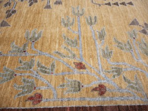 Cream Gold Tribal 8X10 Afghan Herati Oriental Rug
