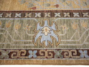 Cream Gold Tribal 8X10 Afghan Herati Oriental Rug
