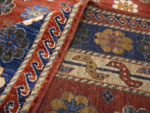 Rusty Red Floral Tribal 6'9X9'8 Afghan Herati Oriental Rug