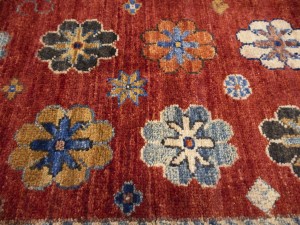 Rusty Red Floral Tribal 6'9X9'8 Afghan Herati Oriental Rug