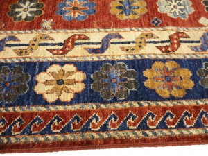 Rusty Red Floral Tribal 6'9X9'8 Afghan Herati Oriental Rug