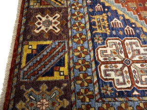Rusty Red Geometric Tribal 6X9 Afghan Herati Oriental Rug