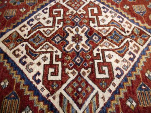 Rusty Red Geometric Tribal 6X9 Afghan Herati Oriental Rug
