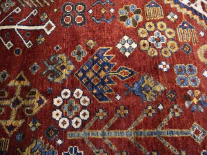 Rusty Red Geometric Tribal 6X9 Afghan Herati Oriental Rug