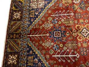 Rusty Red Geometric Tribal 6X9 Afghan Herati Oriental Rug