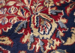Red Floral Traditional 11X16 Indo-Sarouk Oriental Rug