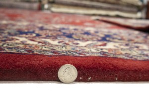 Red Floral Traditional 11X16 Indo-Sarouk Oriental Rug