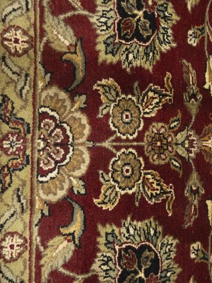 Red Floral Classic 9X12 Agra Jaipur Oriental Rug