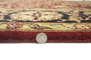 Red Floral Classic 9X12 Agra Jaipur Oriental Rug