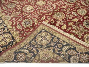 Red Floral Classic 9X12 Agra Jaipur Oriental Rug