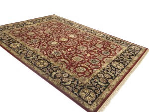 Red Floral Classic 9X12 Agra Jaipur Oriental Rug