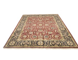 Red Floral Classic 9X12 Agra Jaipur Oriental Rug