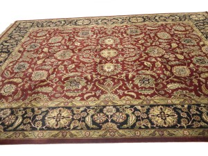 Red Floral Classic 9X12 Agra Jaipur Oriental Rug