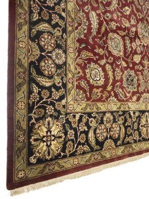 Red Floral Classic 9X12 Agra Jaipur Oriental Rug