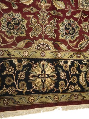 Red Floral Classic 9X12 Agra Jaipur Oriental Rug