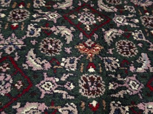 Green Floral Tribal 9X12 Indo-Bidjar Oriental Rug