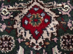 Green Floral Tribal 9X12 Indo-Bidjar Oriental Rug