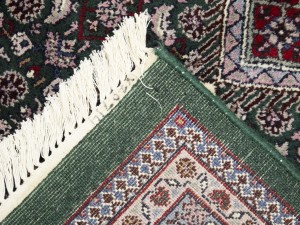 Green Floral Tribal 9X12 Indo-Bidjar Oriental Rug