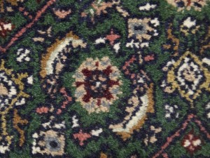 Green Floral Tribal 9X12 Indo-Bidjar Oriental Rug
