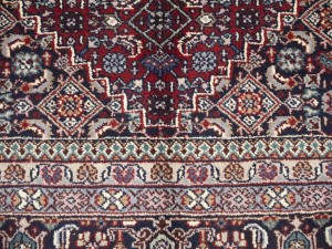 Red Floral Tribal 8'6X11'6 Indo-Bidjar Oriental Rug