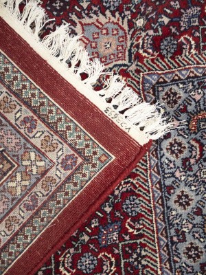 Red Floral Tribal 8'6X11'6 Indo-Bidjar Oriental Rug