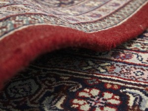 Red Floral Tribal 8'6X11'6 Indo-Bidjar Oriental Rug