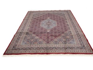Red Floral Tribal 8'6X11'6 Indo-Bidjar Oriental Rug