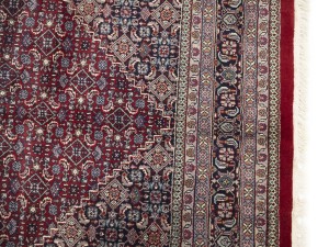 Red Floral Tribal 8'6X11'6 Indo-Bidjar Oriental Rug