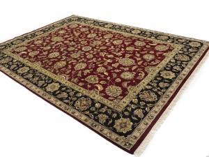 Red Floral Classic 9X12 Agra Jaipur Oriental Rug