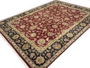 Red Floral Classic 9X12 Agra Jaipur Oriental Rug