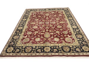 Red Floral Classic 9X12 Agra Jaipur Oriental Rug