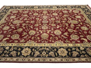 Red Floral Classic 9X12 Agra Jaipur Oriental Rug
