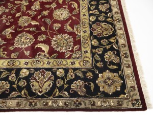 Red Floral Classic 9X12 Agra Jaipur Oriental Rug