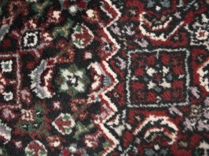 Black Floral Tribal 9X12 Indo-Bidjar Oriental Rug