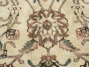 Semi Antique Cream Traditional 9'7X12'5 Vintage Oriental Rug