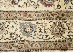 Semi Antique Cream Traditional 9'7X12'5 Vintage Oriental Rug