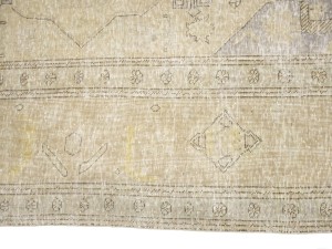 Antique Muted Floral 10X12 Distressed Vintage Oriental Rug
